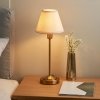 Klasyczna lampka stołowa nocna abażurowa mosiężna minimalistyczna uniwersalna Rise & Ivy 120937 ENDON